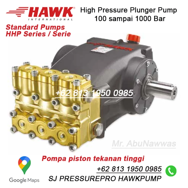  Pompa HPP High Pressure Pump 500 Bar 50 Mpa  7250 psi  41.0 lpm  10.8 US GPM HAWK HHP4150R SJ Pressurepro Hawk Pump O8I3 I95O O985 