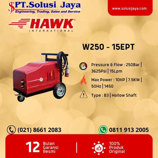HAWK HIGH PRESSURE PUMP W250-15EPT