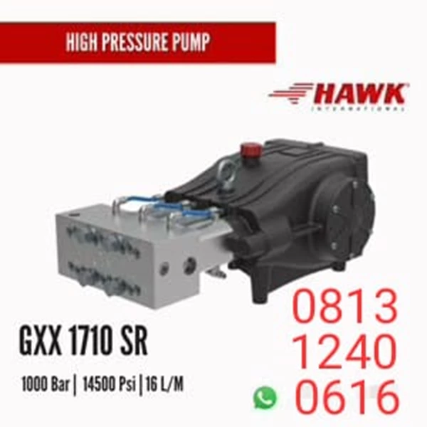 Pompa Hydro test High Pressure Pump 1000BAR/psi 17Lt/M Super Jet Water Pump Hawk