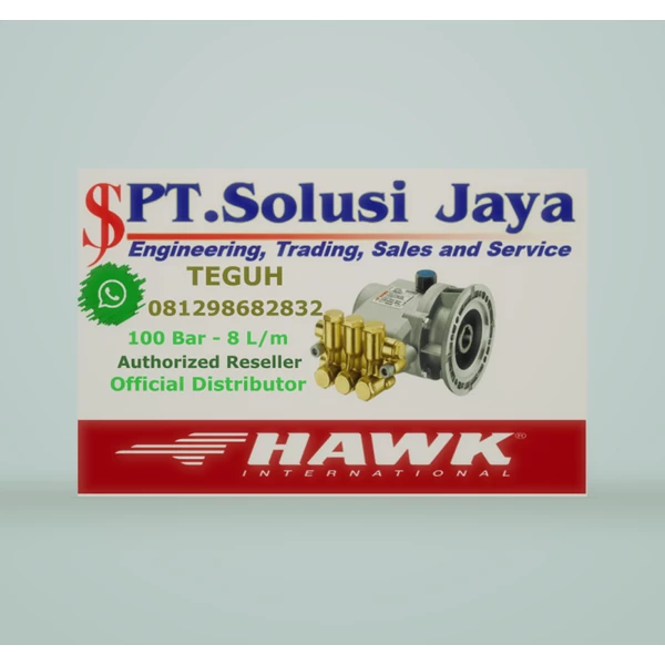 High Pressure Pump 100 Bar 8 L/m SJ Pressure Pro 081298682832