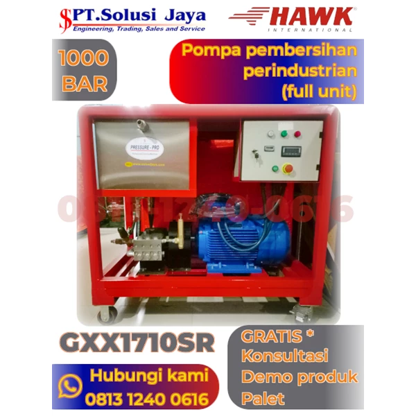 High Pressure Pump 1000 Bar/15000 psi 17 lt/M Super Jet Water Pump Pro  >1