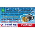 High Pressure HAWK Pump 200 Bar 15 Lpm - 5.8 HP 4.3 kW SJ Pressure Pro +6281298682832 2