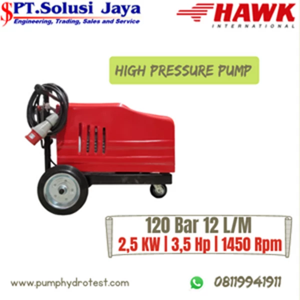 High Pressure Cleaner 120 Bar/1740 psi 12 lt/M SJ PRESSURE PRO 3