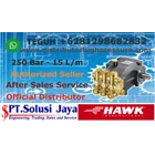 High Pressure Cleaner Hawk Pump 250 Bar 15 LPM Electric Portable Trolly - SJ Pressure Pro 2