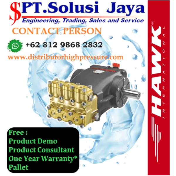High Pressure Cleaner Hawk Pump 500 Bar 30 LPM Electric Engine EPS - SJ Pressure Pro