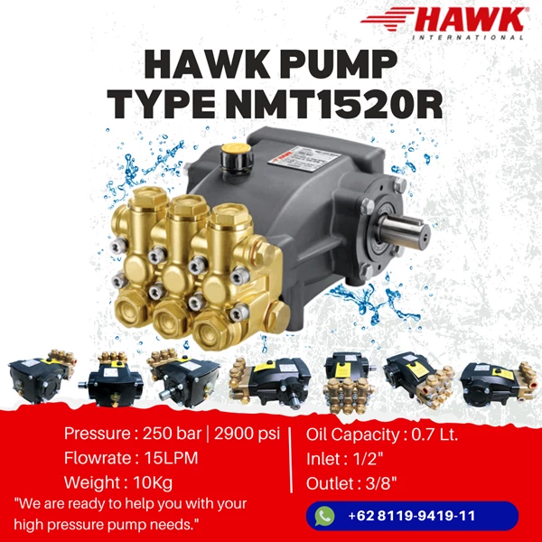 HIGH PRESSURE PUMP HAWK NMT 1520 R