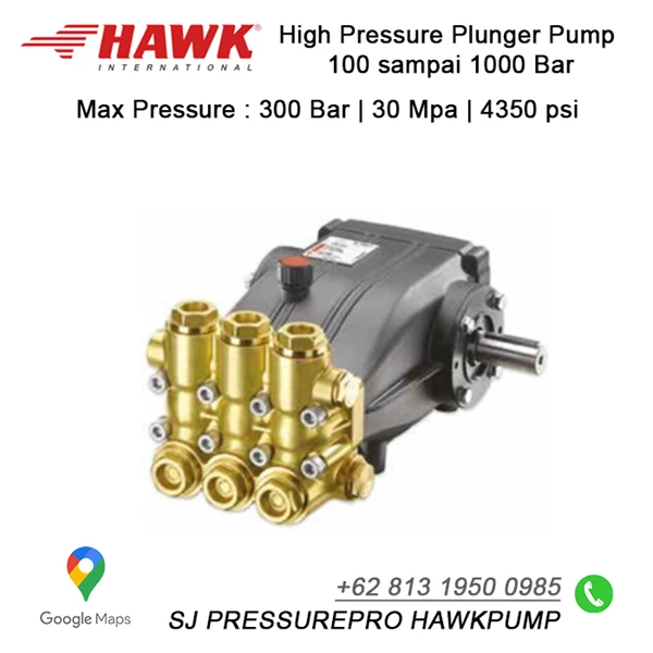 Pompa hydrotest 300 bar 15 LPM SJ PRESSUREPRO HAWK PUMPs O8I3 I95O O985