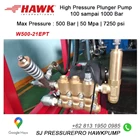 Pompa hydrotest 500 bar 21 lpm SJ PRESSUREPRO HAWK PUMPs O8I3 I95O O985 5