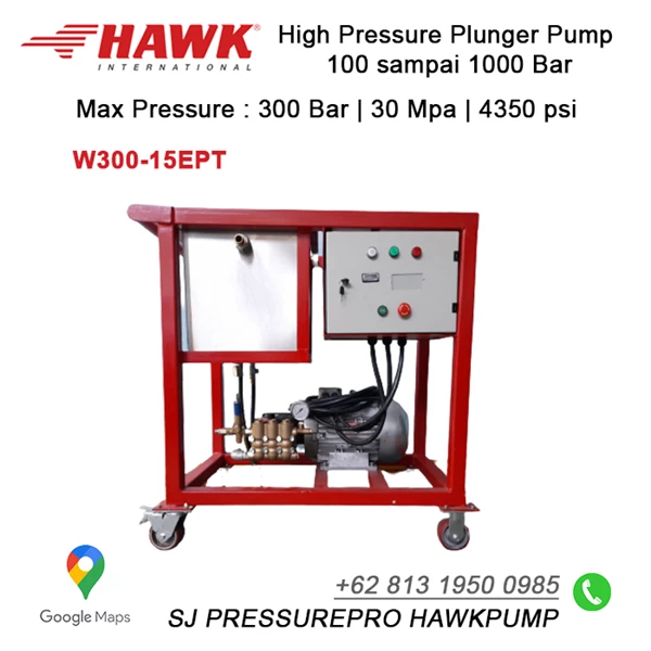 High Pressure Pump Cleaner 300 bar SJ PressurePro Hawk Pump  O8I3 I95O O993