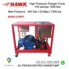 High Pressure Pump water jet 7250Psi 21Lpm SJ Pressurepro Hawk Pump O8I3 I95O O993 5