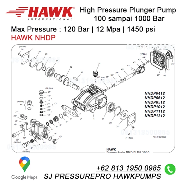 high pressure pompa water jet 3000 Psi 18 Lpm Yanmar SJ PRESSUREPRO HAWK PUMPs O8I3 I95O O985