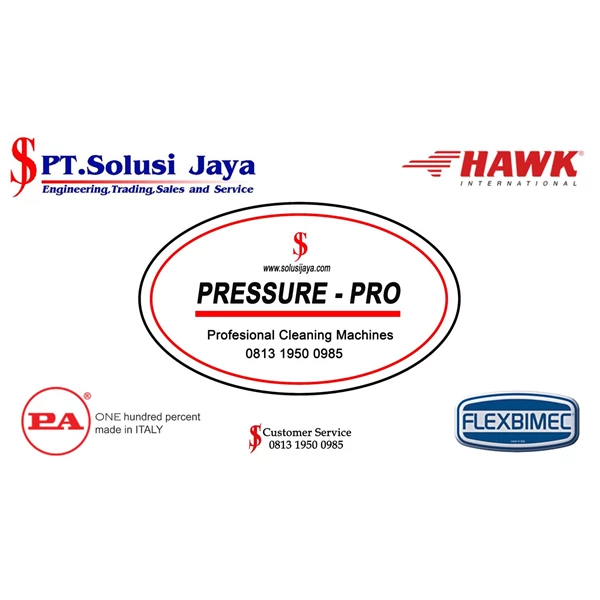 High Pressure Pump Water jet 500bar 41Lpm SJ PRESSUREPRO HAWK PUMP