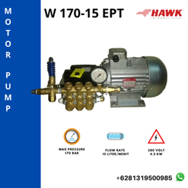 High pressure Pump cleaner-high pressure pump-water jet pump 170 Bar 15 Lpm SJ PRESSUREPRO HAWK PUMPs O8I3 I95O O985