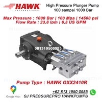 High Pressure Pump HAWK  1000 Bar GXX1710SL SJ PRESSUREPRO HAWK PUMPs O8I3 I95O O985