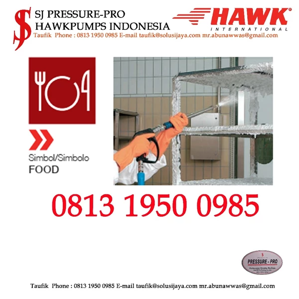 high pressure pum SJ PRESSUREPRO HAWK PUMPs O8I3 I95O O985
