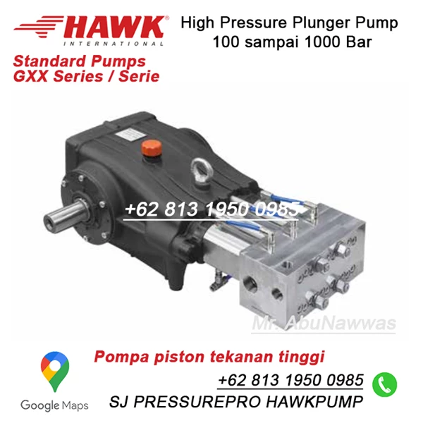 MPX Series SJ PRESSURE-PRO HIGH PRESSURE PUMPS 500 BAR SJ PRESSUREPRO HAWK PUMPs 0811 913 2005
