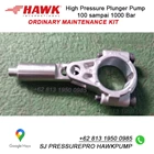 AISI 316 Unloader valve with by-pass. SJ PRESSUREPRO HAWK PUMPs O8I3 I95O O985 4