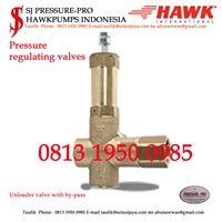 Unloader valve with by-pass brass SJ PRESSUREPRO HAWK PUMPs O8I3 I95O O985