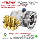 FOG Series SJ PRESSURE-PRO pompa hydrotest 100bar 1450psi 1500Va SJ PRESSUREPRO HAWK PUMPs O8I3 I95O O985 7
