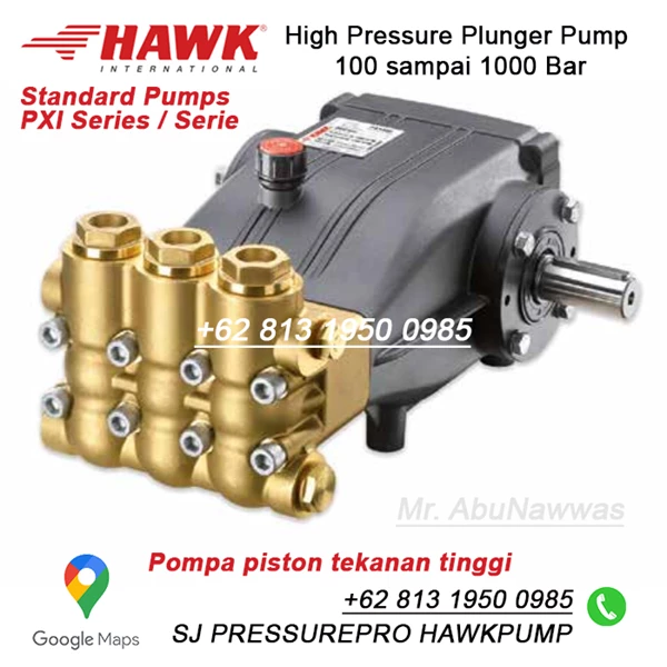 Pompa Hydrotest High Pressure Max Pressure : 300 Bar  30 Mpa  4350 psi Flow Rate : 27.0 lpm  7.1 US GPM HAWK XLT2730IR SJ Pressurepro Hawk Pump O8I3 I95O O985