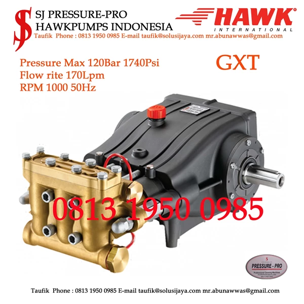 Pompa Piston GXT Pressure Max 170Bar 1740Psi 170lpm 1000hz SJ PRESSUREPRO HAWK PUMPs O8I3 I95O O985