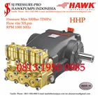 pompa piston HHP Pressure Max 500Bar 7250Psi 30lpm 1000rpm 1