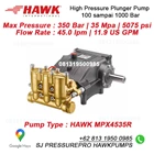 Pompa Piston MPX Pressure Max 350Bar 5075Psi 45lpm 1500rpm SJ PRESSUREPRO HAWK PUMPs O8I3 I95O O985 1