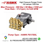 Pompa Piston PXI Pressure Max 500Bar 5000Psi 21Lpm 1450rpm SJ PRESSUREPRO HAWK PUMPs O8I3 I95O O985 4