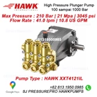 Piston Pump XXT Pressure Max 150Bar 2175Psi 70Lpm 1450rpm SJ PRESSUREPRO HAWK PUMPs O8I3 I95O O985 5