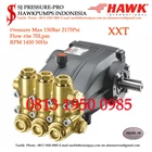 Piston Pump XXT Pressure Max 150Bar 2175Psi 70Lpm 1450rpm SJ PRESSUREPRO HAWK PUMPs O8I3 I95O O985 6