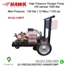 Pompa Hydrotest 120 Bar 1700 Psi 12 Lpm SJ PRESSUREPRO HAWK PUMPs O8I3 I95O O985 6
