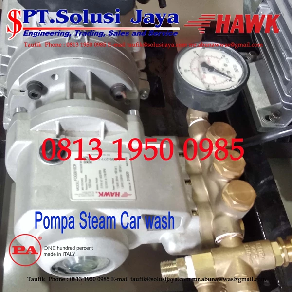 Steam Miisting pump 100 Bar 1.740Psi 2Lpm hydrotest SJ PRESSUREPRO HAWK PUMPs O8I3 I95O O985