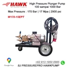 Pompa Hydrotest Hawk Pump NHD1015R Flow rate 10.0Lpm 150Bar 2200Psi 1450Rpm 3.7HP 2.8Kw SJ PRESSUREPRO HAWK PUMPs O8I3 I95O O985 2
