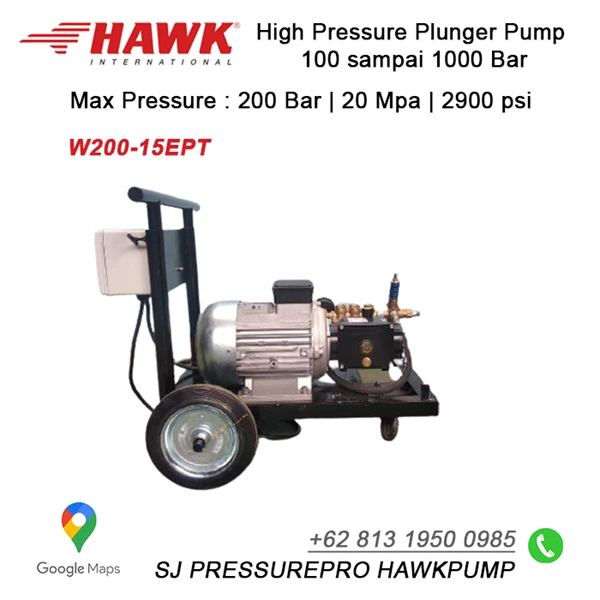 Pompa Hydrotest Hawk Pump NHD1415L Flow rate 14.0Lpm 150Bar 2200Psi 1450Rpm 5.4HP 4.0Kw SJ PRESSUREPRO HAWK PUMPs 0811 913 2005 / (021) 8661 2083