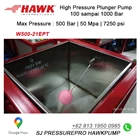 Hydrotest Hawk Pump HFR80FR Flow rate 80Lpm 280Bar 4100Psi 1450Rpm 57.3HP 42.1Kw SJ PRESSUREPRO HAWK PUMPs 0811 913 2005 / (021) 8661 2083 10
