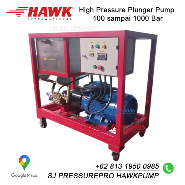 Hydotest Hawk Pump HHP30SR Flow rate 30.0 Lpm 500 Bar 7250Psi 1000 Rpm 37 HP 27.2 Kw SJ PRESSUREPRO HAWK PUMPs (021) 8661 2083 : 0811 913 2005