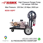 Pompa Hydrotest Hawk Pump NHD1115CR Flow rate 11.0Lpm 150Bar 2175Psi 1450Rpm 4.3HP 3.2Kw SJ PRESSUREPRO HAWK PUMPs 0811 913 2005 / (021) 8661 2083 3
