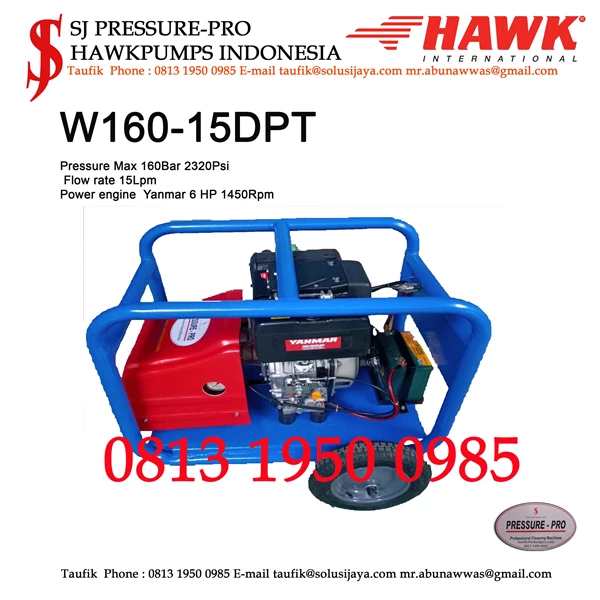 222 - Pompa Hydotest Hawk Pump TMP1217GR Flow rate 12.1Lpm 170Bar 2465Psi 3400Rpm 5.3HP 3.9Kw