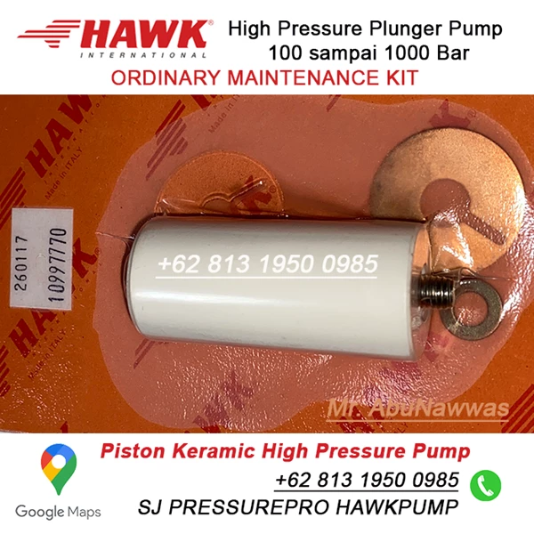 Piston keramik suku cadang pompa HC Hawk Pump #saleservise_081319500985