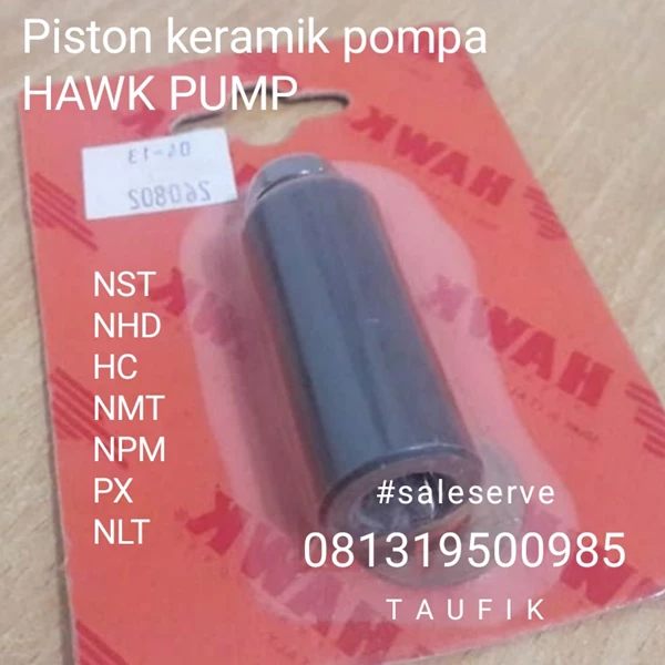 Piston keramik suku cadang pompa PX Hawk Pump SJ PRESSUREPRO HAWK PUMPs O8I3 I95O O985