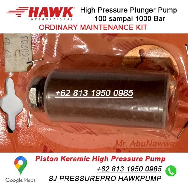 Piston keramik suku cadang pompa NLT Hawk Pump SJ PRESSUREPRO HAWK PUMPs O8I3 I95O O985