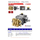 6 High Pressure Pump Hawk Pump NHD8512R Flow rate 8.5Lpm 120Bar 1740Psi 1450Rpm 2.6HP 1.9Kw SJ PRESSUREPRO HAWK PUMPs O8I3 I95O O985 7