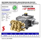 6 High Pressure Pump Hawk Pump NHD8512R Flow rate 8.5Lpm 120Bar 1740Psi 1450Rpm 2.6HP 1.9Kw SJ PRESSUREPRO HAWK PUMPs O8I3 I95O O985 6