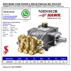 High Pressure Pump Hawk Pump NHD1012R Flow rate 10.0Lpm 120Bar 1740Psi 1450Rpm 3.0HP 2.2Kw SJ PRESSUREPRO HAWK PUMPs O8I3 I95O O985 2