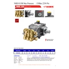 16 High Pressure Pump Hawk Pump NHD1015R Flow rate 10.0Lpm 150Bar 2200Psi 1450Rpm 3.7HP 2.8Kw 1