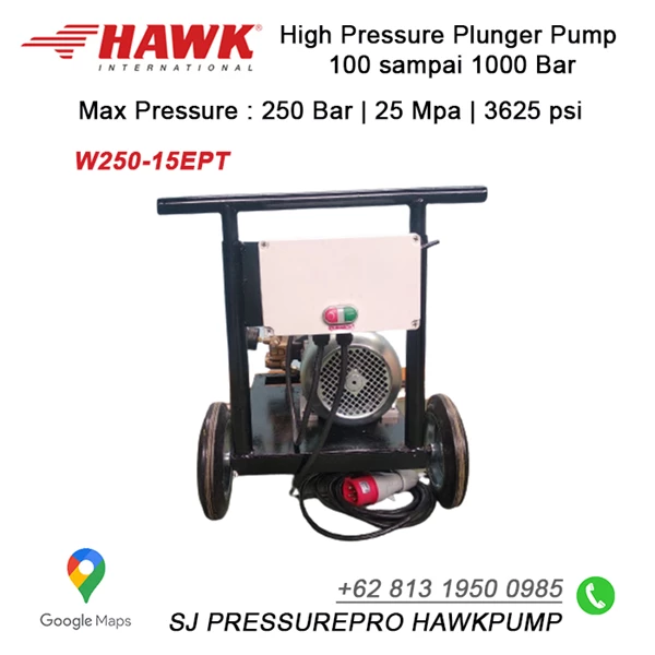 High Pressure Pump Hawk Pump NPM1525R Flow rate 15.0Lpm 250Bar 3625Psi 1450Rpm 9.6HP 7.1Kw