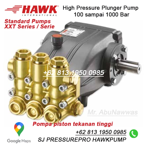 High Pressure Pump Hawk Pump XXT4121IR Flow rate 41.0Lpm 210Bar 3045Psi 1450Rpm 21.3HP 15.7Kw SJ PRESSUREPRO HAWK PUMPs O8I3 I95O O985