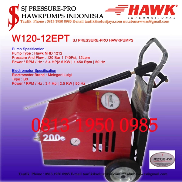 Pompa Hydrotest 120 bar SJ PRESSURE PRO 081319500985