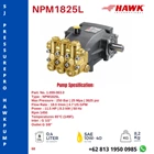High Pressure Pump HAWK  250 Bar NPM1225L SJ PRESSUREPRO HAWK PUMPs O8I3 I95O O985 6