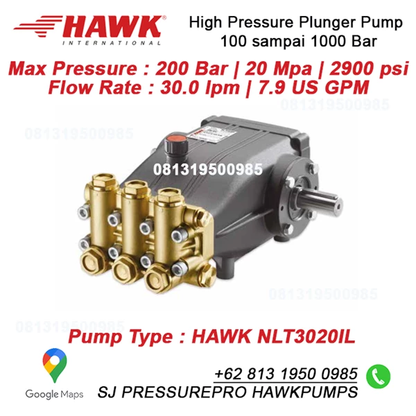High Pressure Pump HAWK  250 Bar NPM1525R SJ PRESSUREPRO HAWK PUMPs O8I3 I95O O985